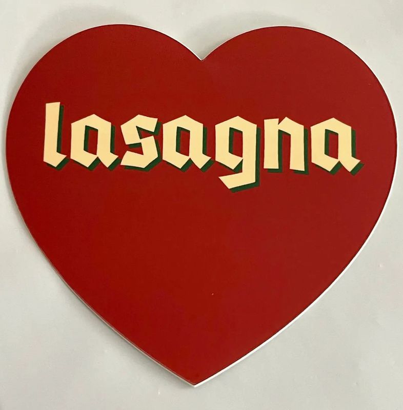 Lasagna Heart Sticker