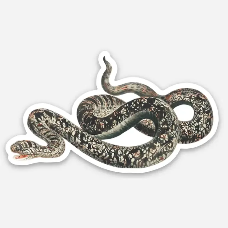 Appalled Snake Gap Filler Sticker
