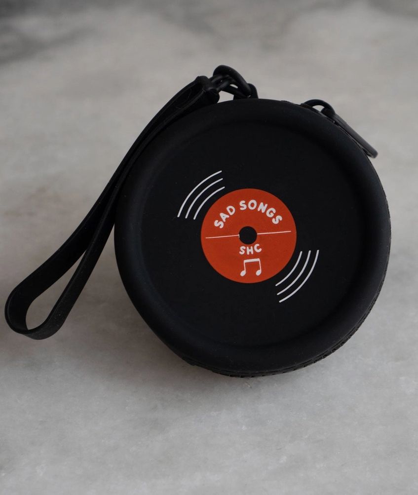 Sad Songs Record Zipper Coin Pouch 
