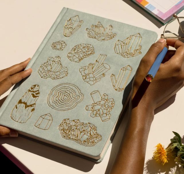 Mineralogy Jumbo Suede Journal 
