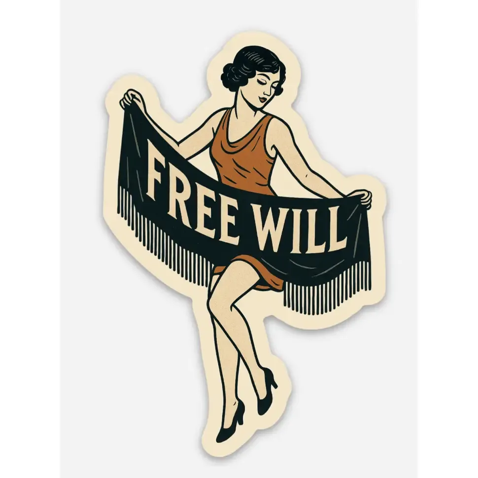 Free Will Sticker 