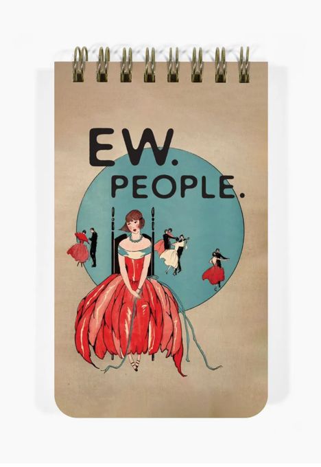 Ew, People Funny 3x5 Spiral Memo Notepad