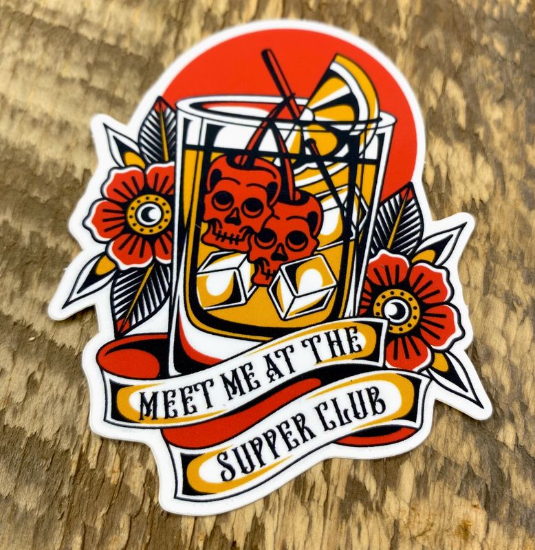 Supper Club Sticker