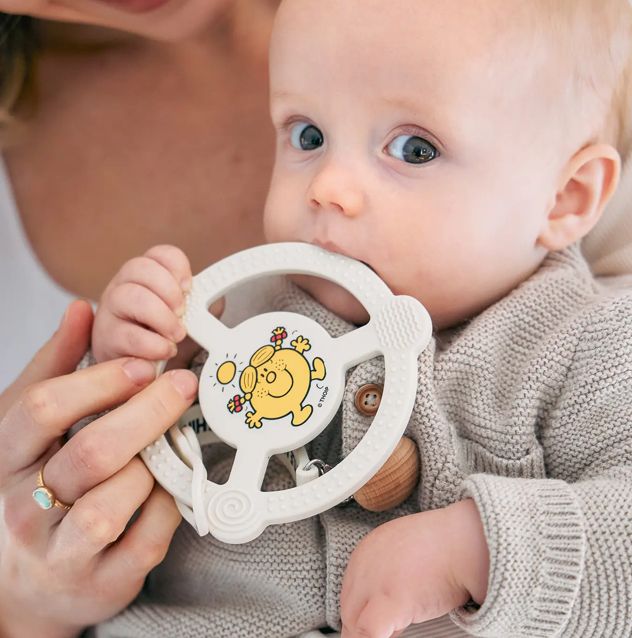 Silicone Teether Ring: Little Miss Sunshine