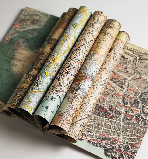 Maps Gift &amp; Creative Paper Book Vol. 60