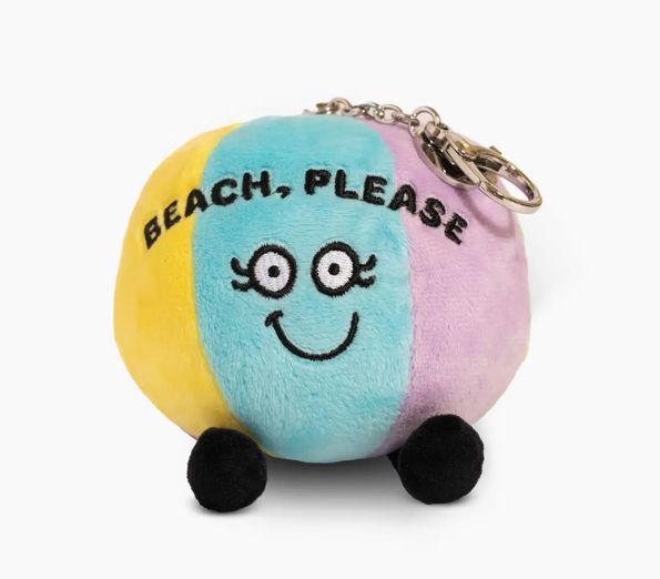 Beach Ball Plush Bag Charm