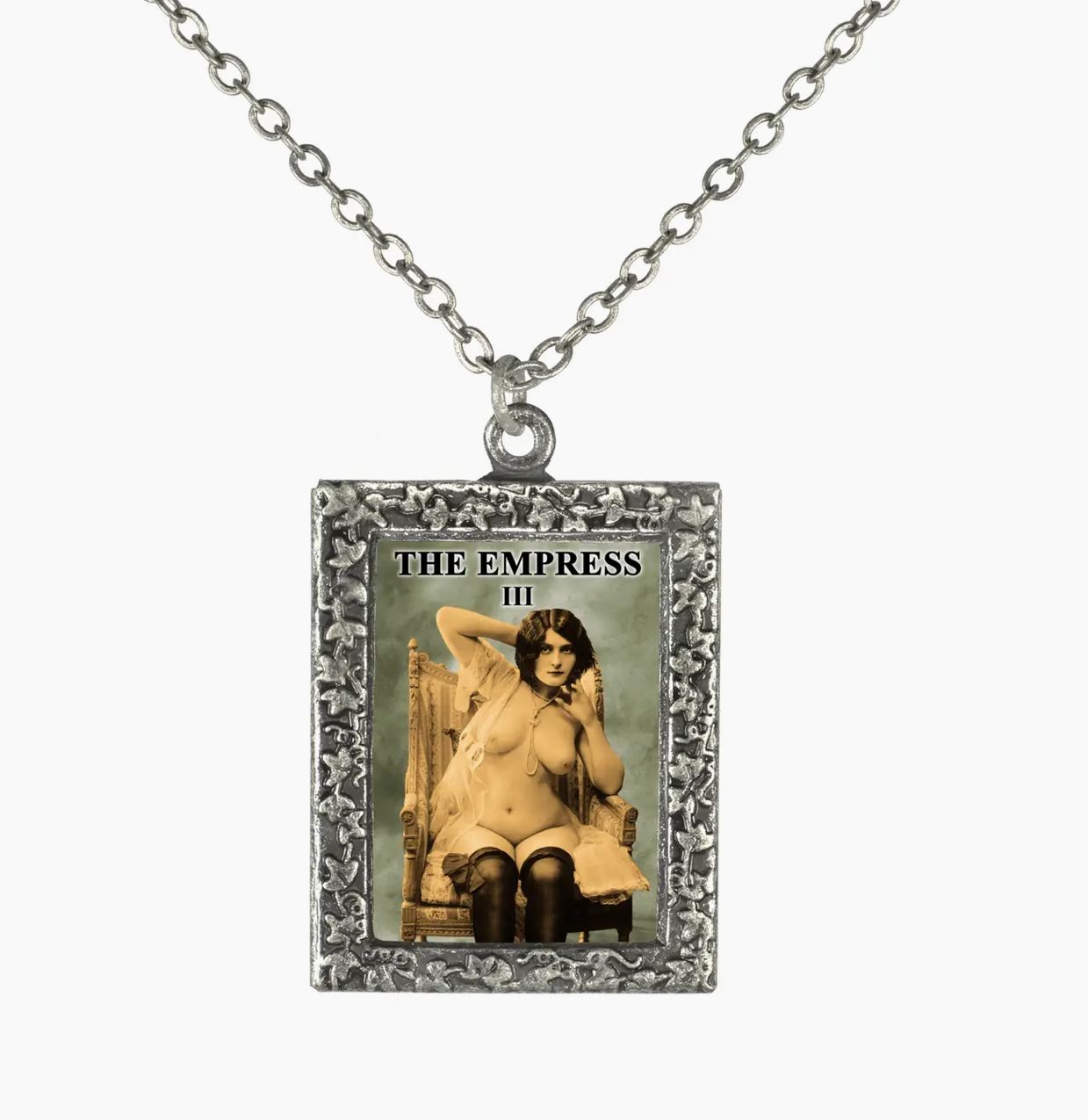 Empress Tarot Card Necklace