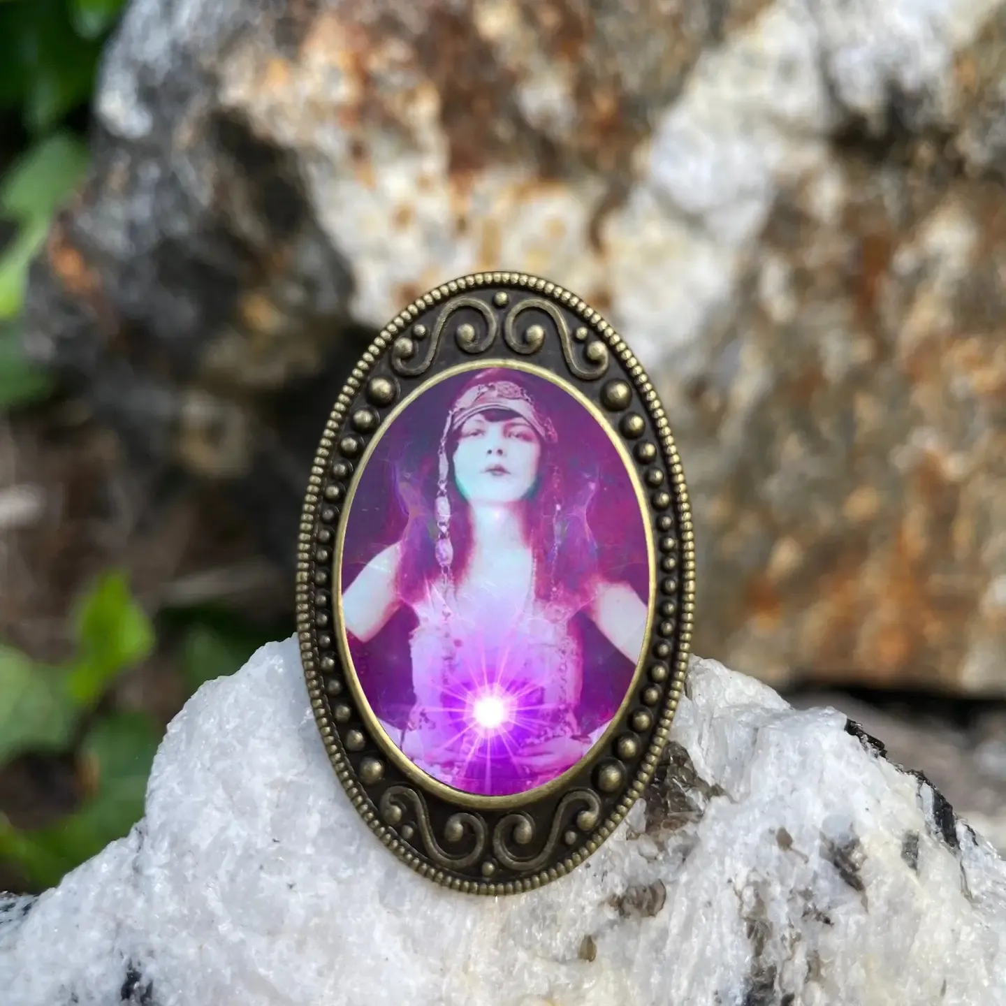Cosmic Goddess Adjustable Ring