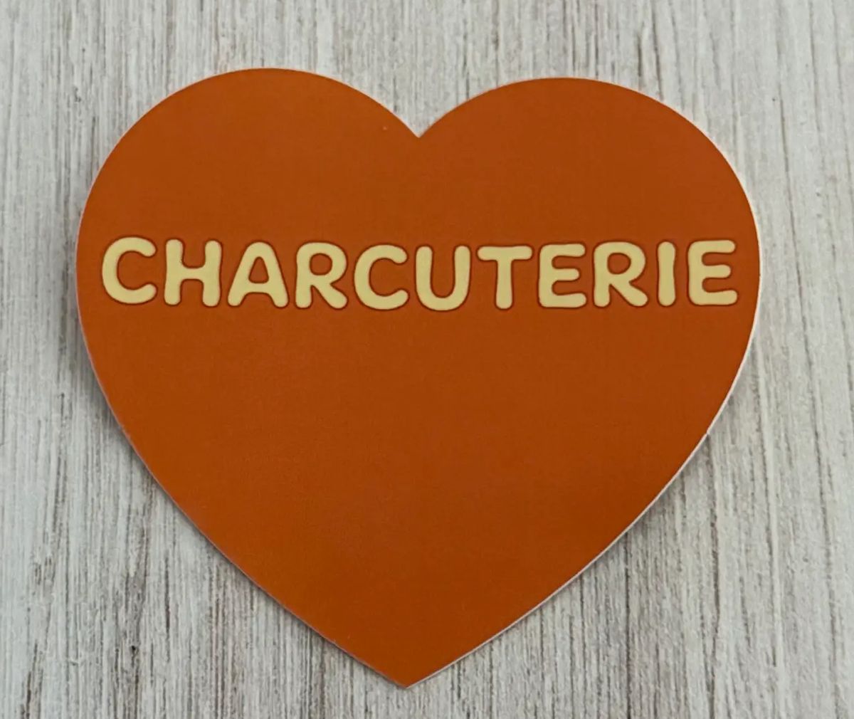 Charcuterie Heart Sticker 