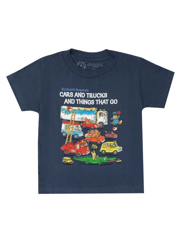 Cars and Trucks and Things That Go Kid's TShirt - 6 Yr