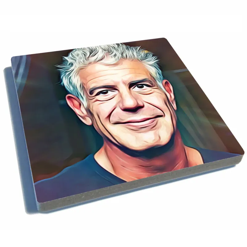 Anthony Bourdain Stone Drink Coaster