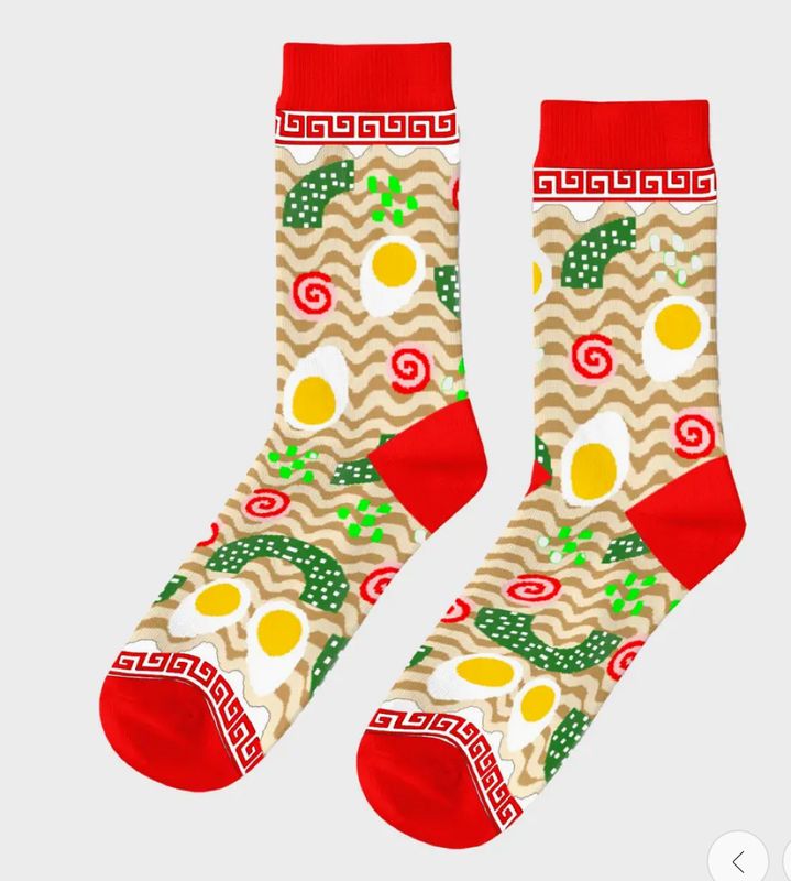 Ramen Foodie Large Crew Socks