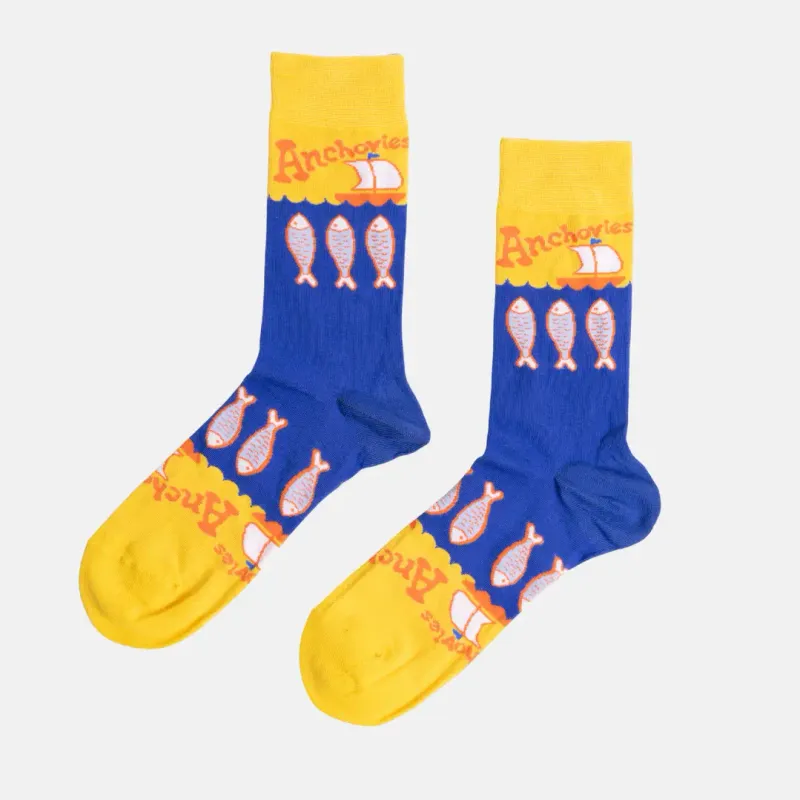Anchovies Small Crew Socks