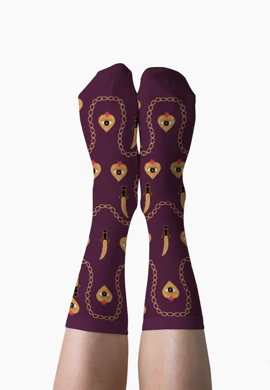 Heart &amp; Dagger Small Crew Socks