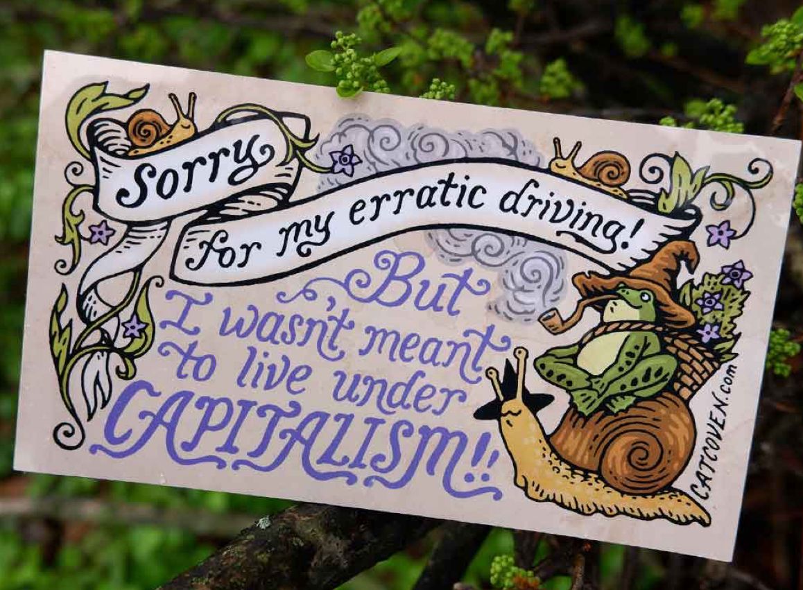 Capitalism Bumper Sticker 