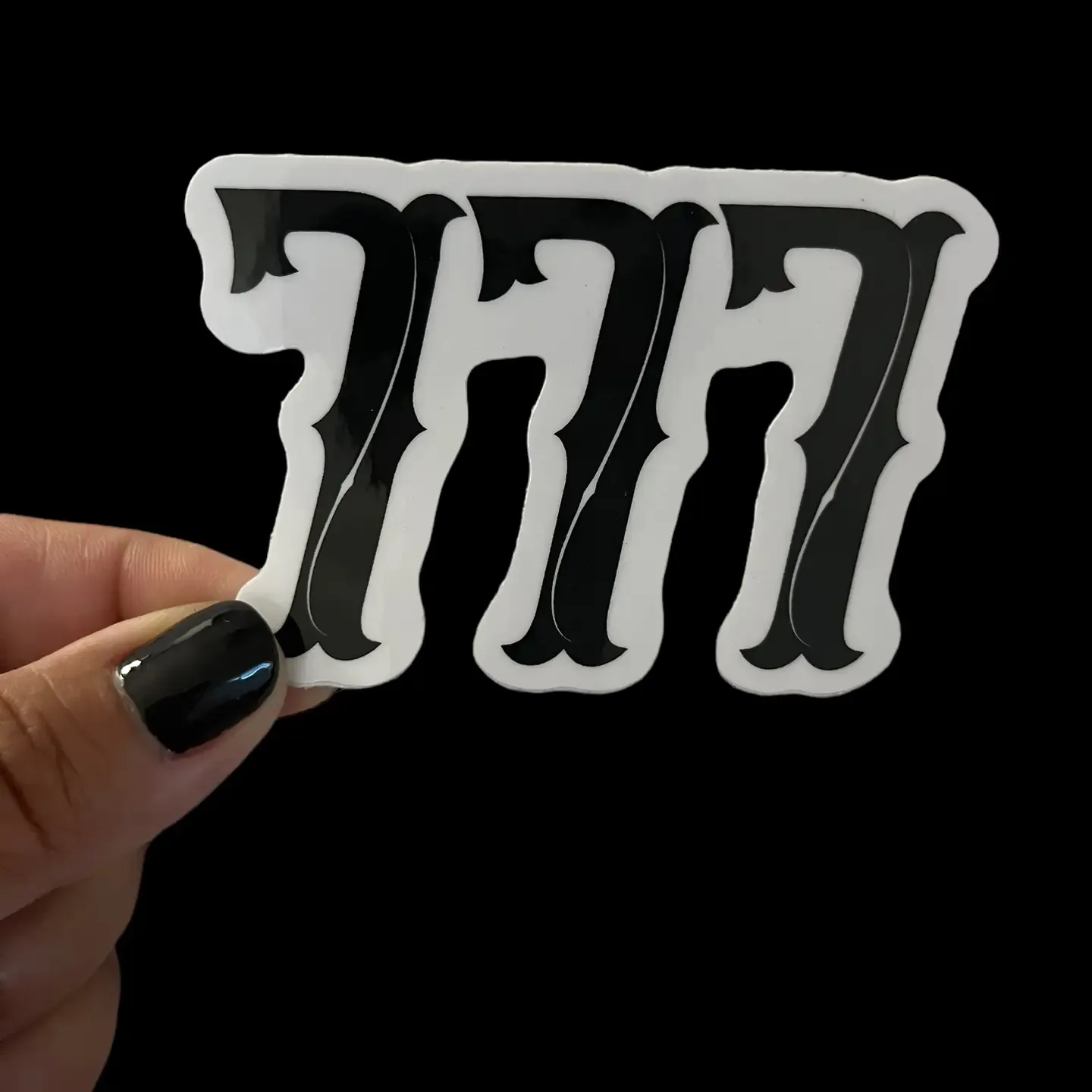 777 Angel Number Vinyl Sticker