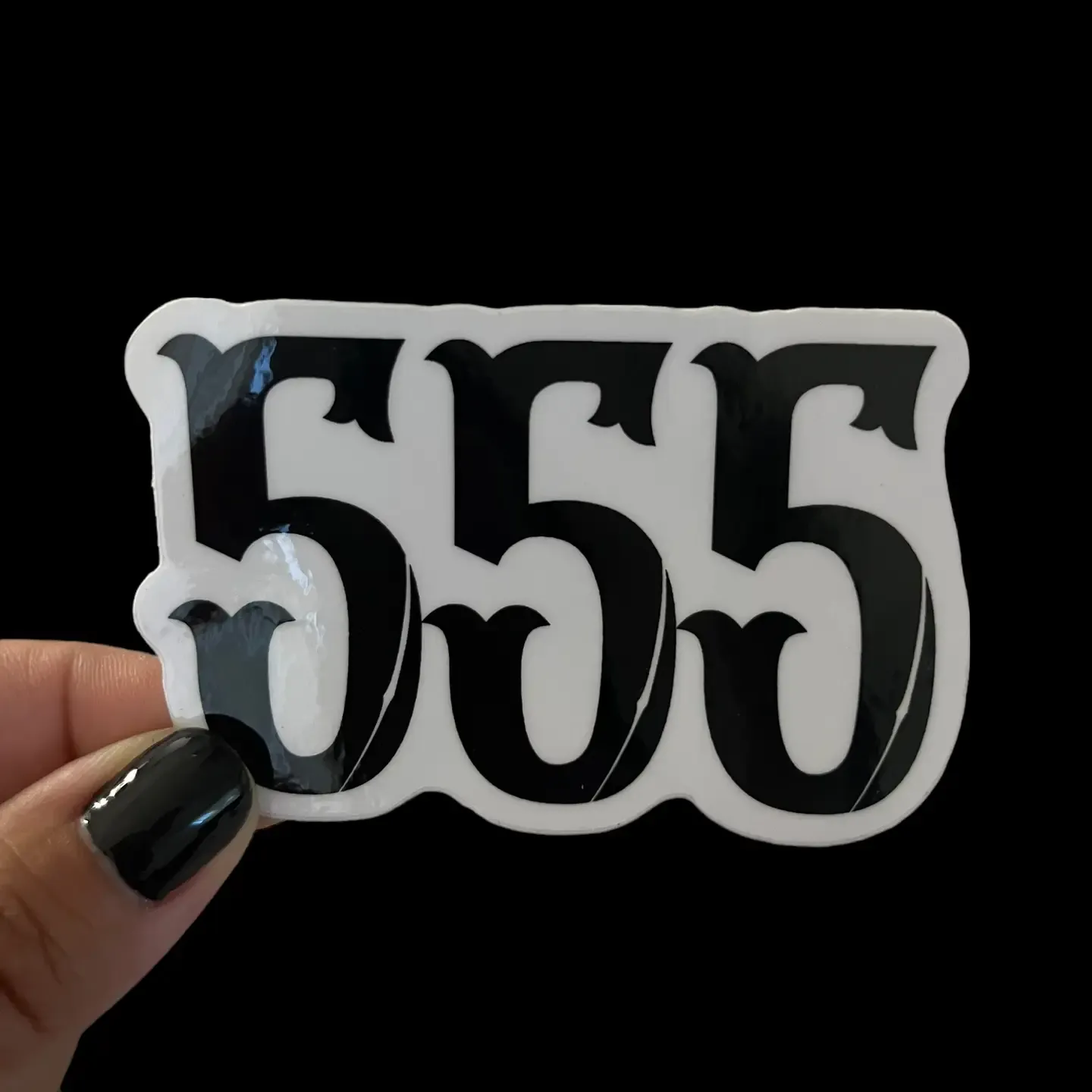 555 Angel Number Vinyl Sticker