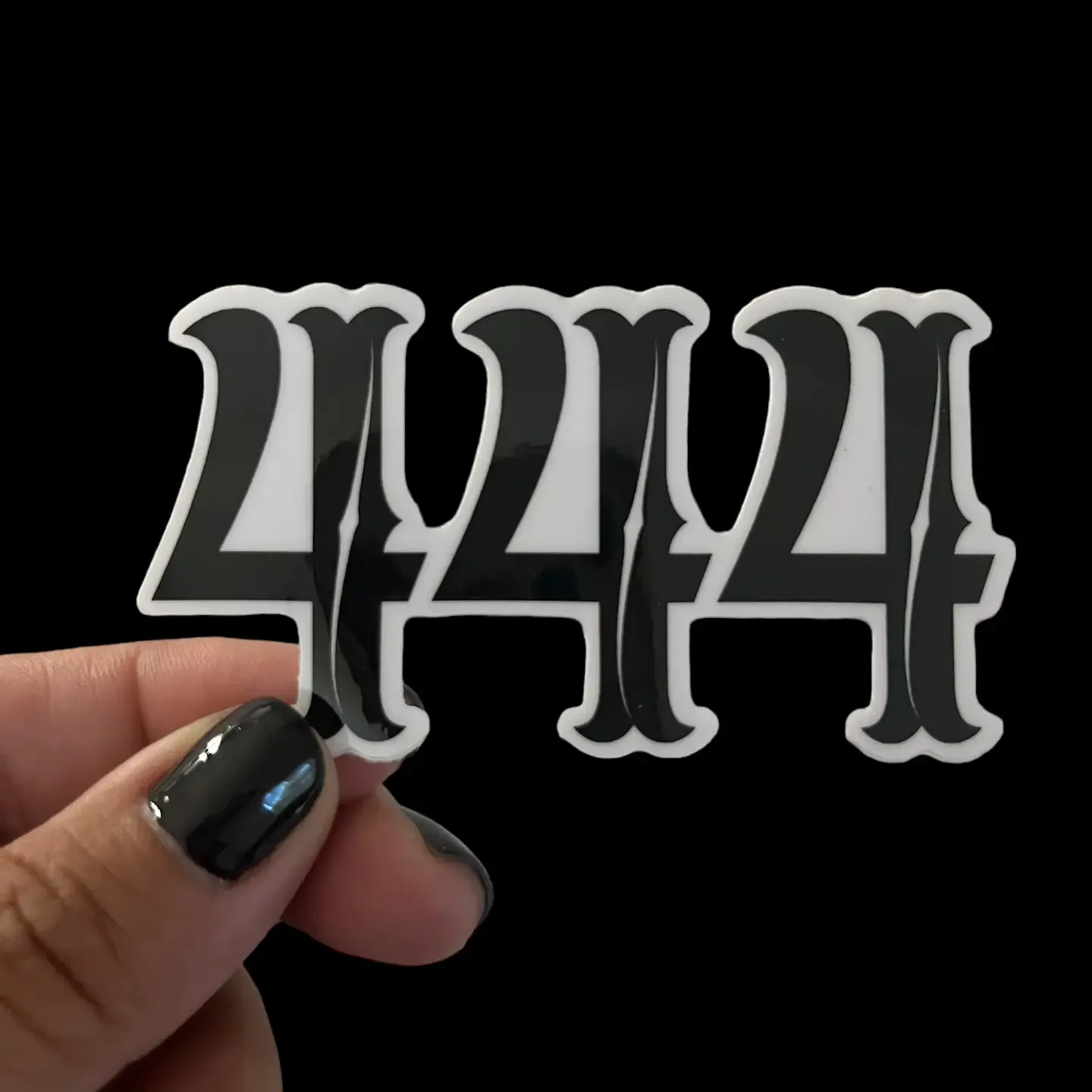 444 Angel Number Vinyl Sticker