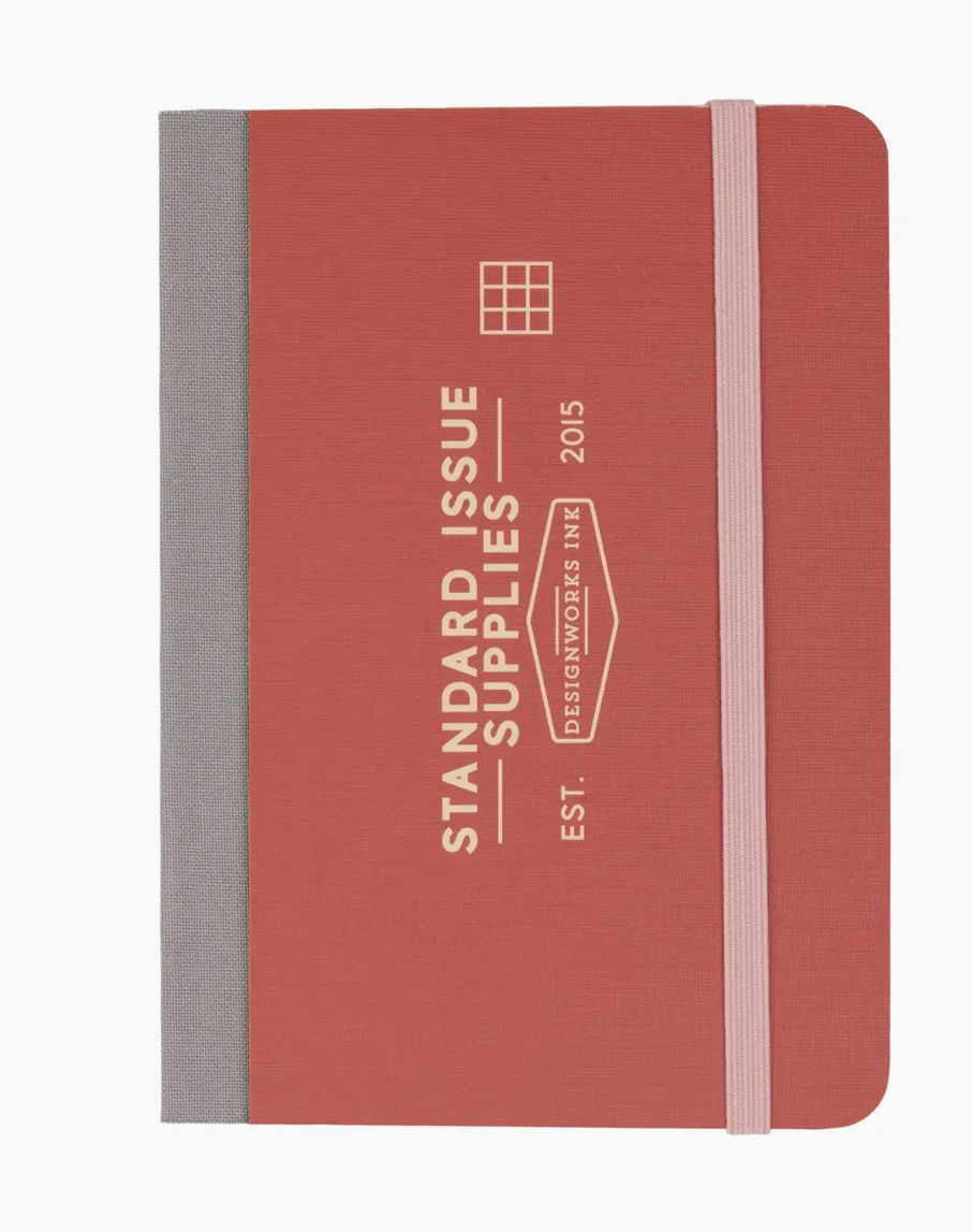 Standard Issue Pocket Journal - Rosewood &amp; Blush