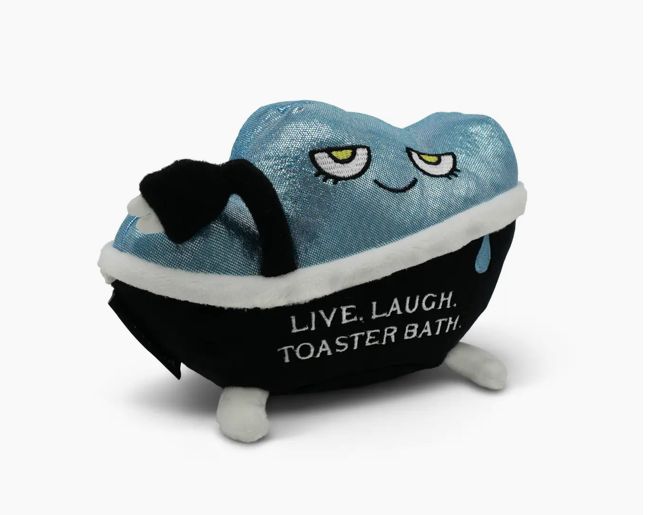 Live, Laugh, Toaster Bath Horror Plushie