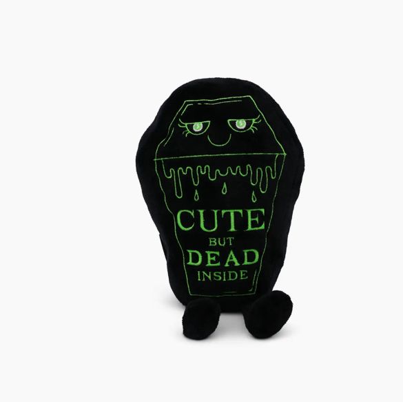 Cute But Dead Inside Coffin Horror Halloween Plushies