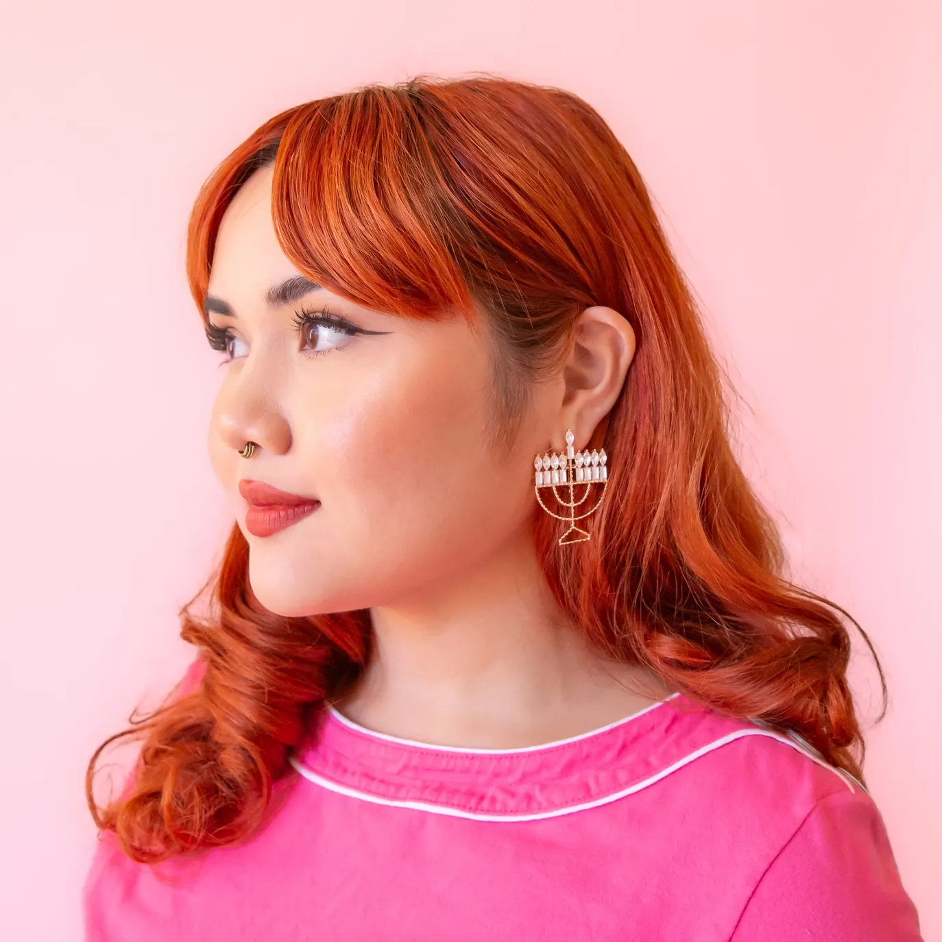 Hanukkah Menorah Earrings