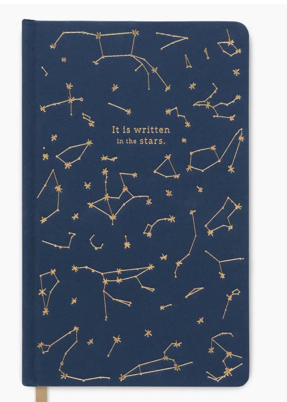 It's Written In The Stars Blue Cloth Journal
