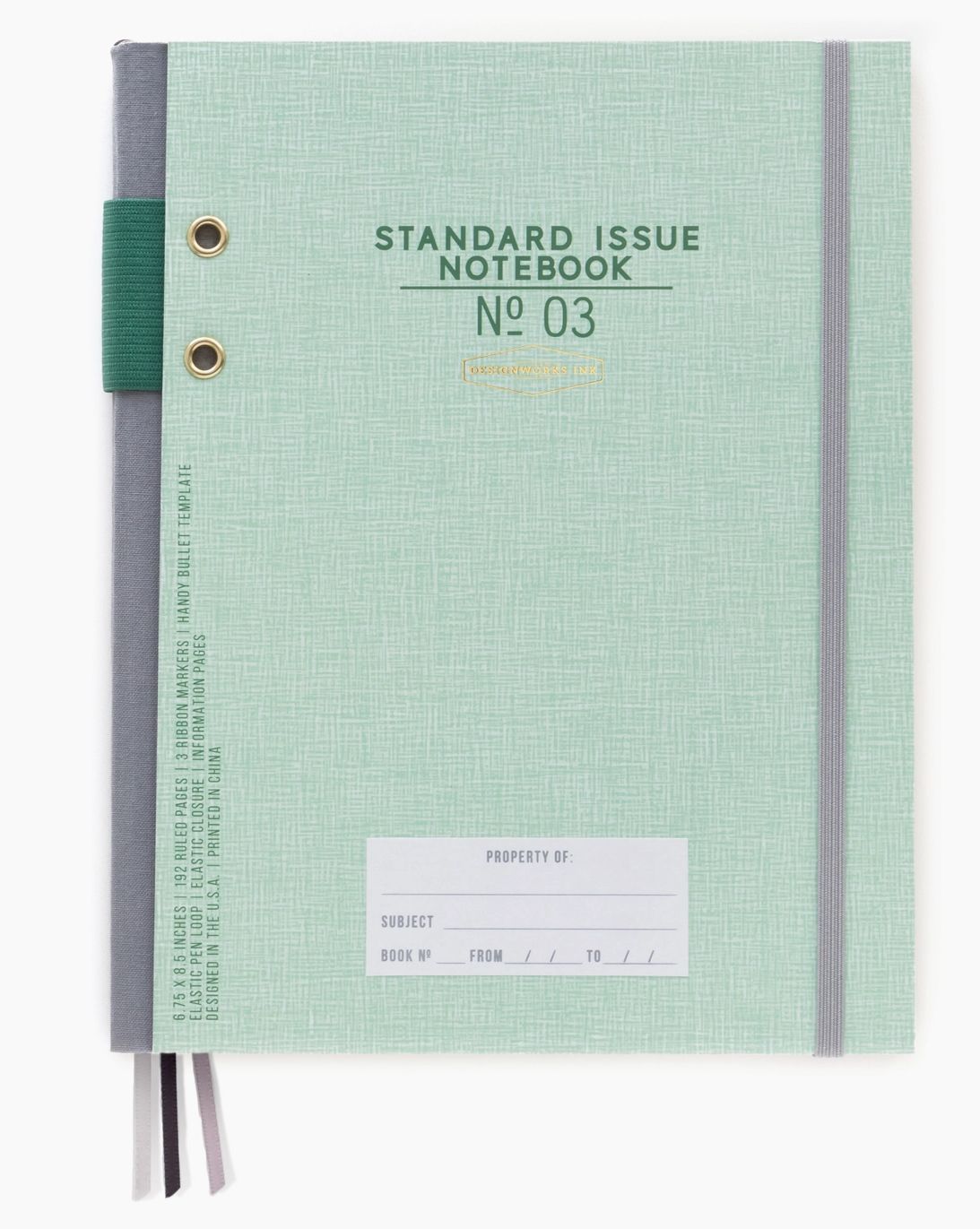 Standard Issues Planner Light Green &amp; Green 