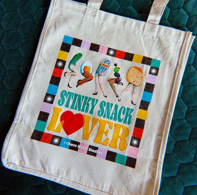 Stinky Snack Lover Tote