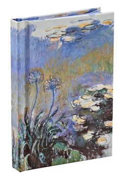 Mini Notebook: Claude Monet, Hardcover, 120 Dot-Grid Pages with Lay Flat Binding:  Pocket Size Mini Hardcover Notebook with Painted Edge Paper
