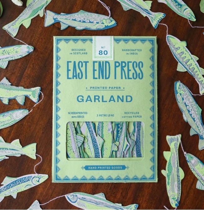 Tasty Anchovies Sewn Garland