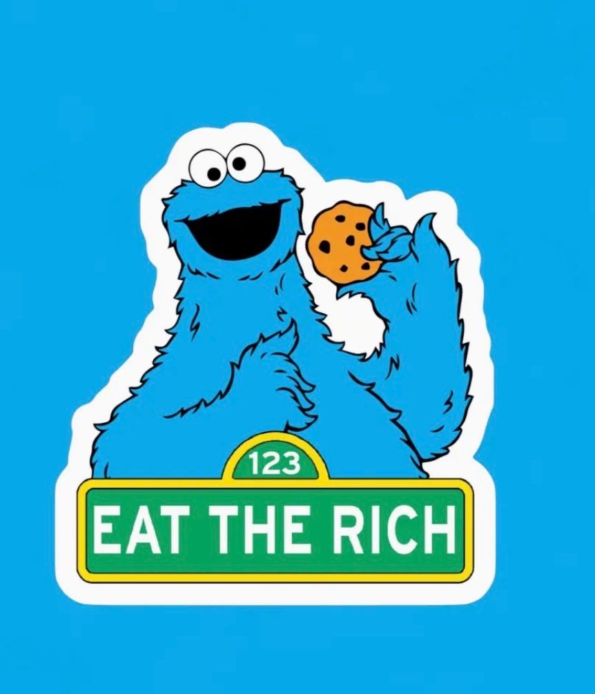 Eat the Rich Sticker - C.Monster