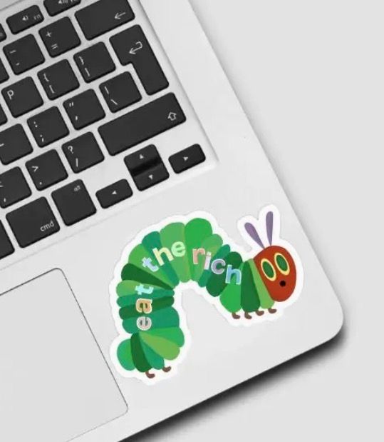 Eat the Rich 6" Sticker
