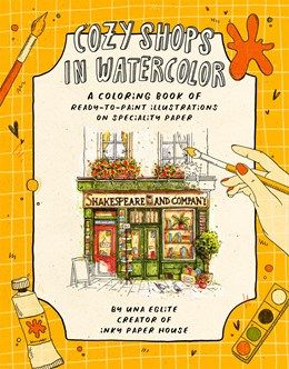 Cozy Shops In Watercolor