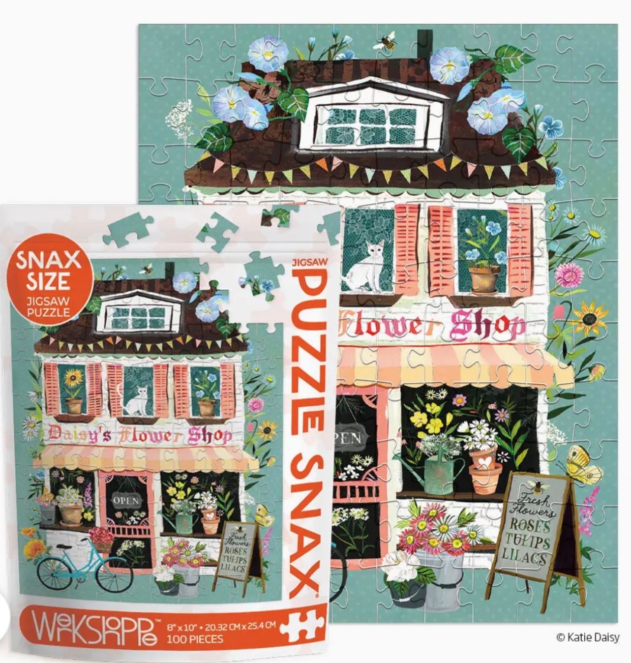 Daisy's Flower Shop 100 Piece Puzzle Snax