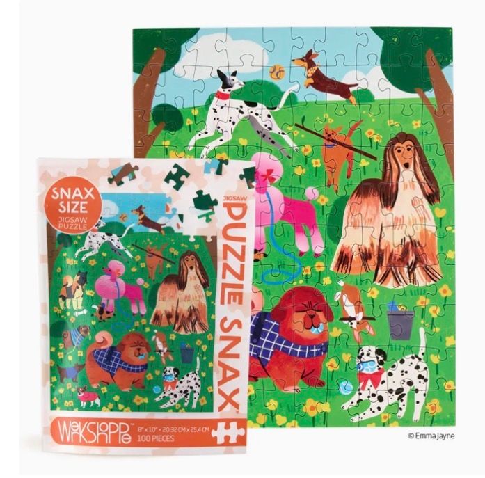Puppy Park 100 Piece Puzzle Snax