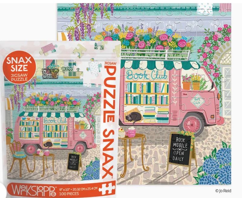 Mobile Book Club 100 Piece Puzzle Snax,
