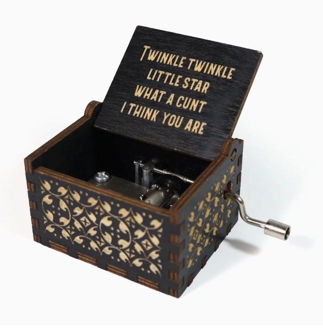 Twinkle Twinkle Hand  Cranked Music Box