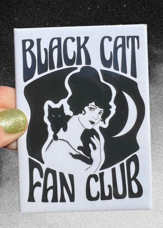 Magnet-Black Cat Fan Club