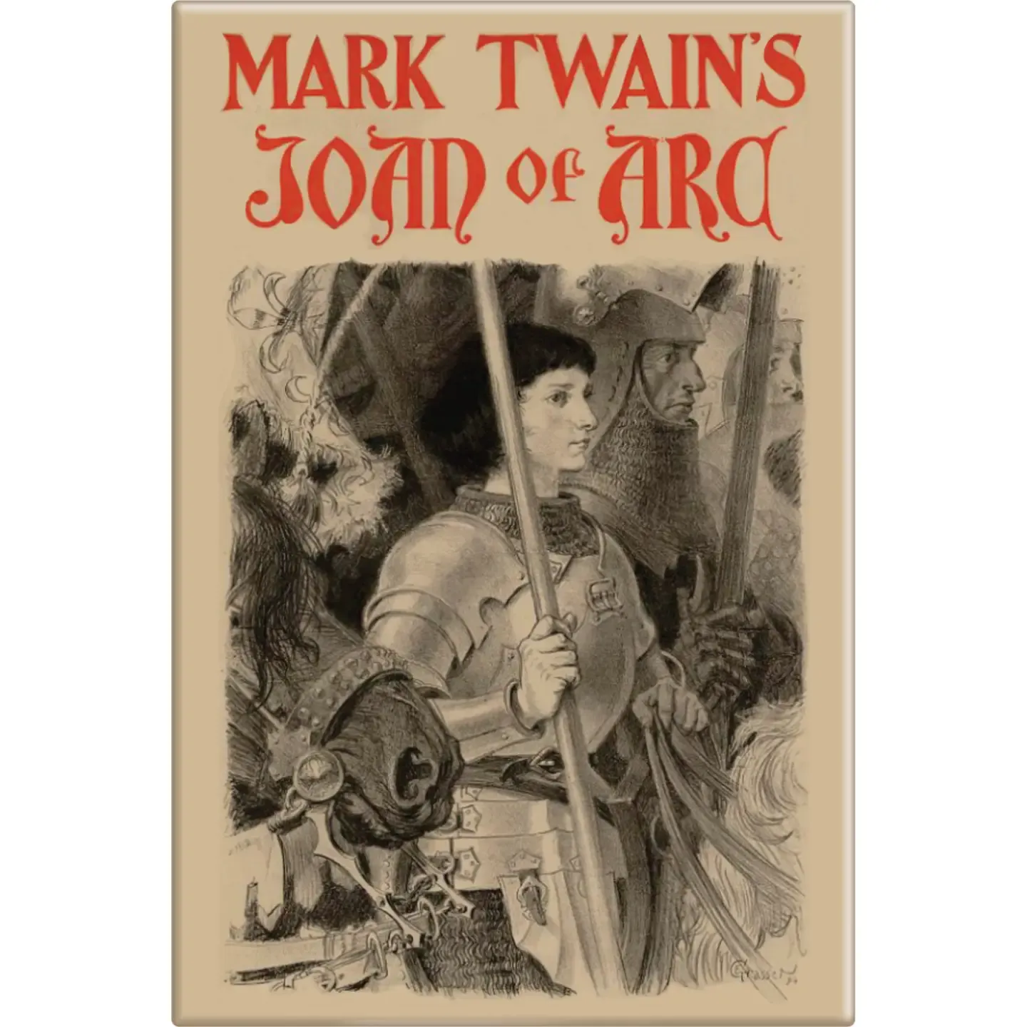 Magnet - Joan of Arc 1894 Art Nouveau