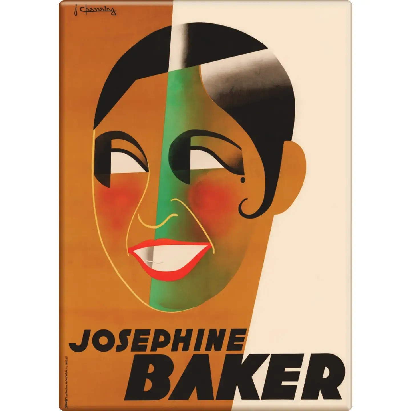 Magnet - Josephine Baker 1931 Jazz Art Deco 