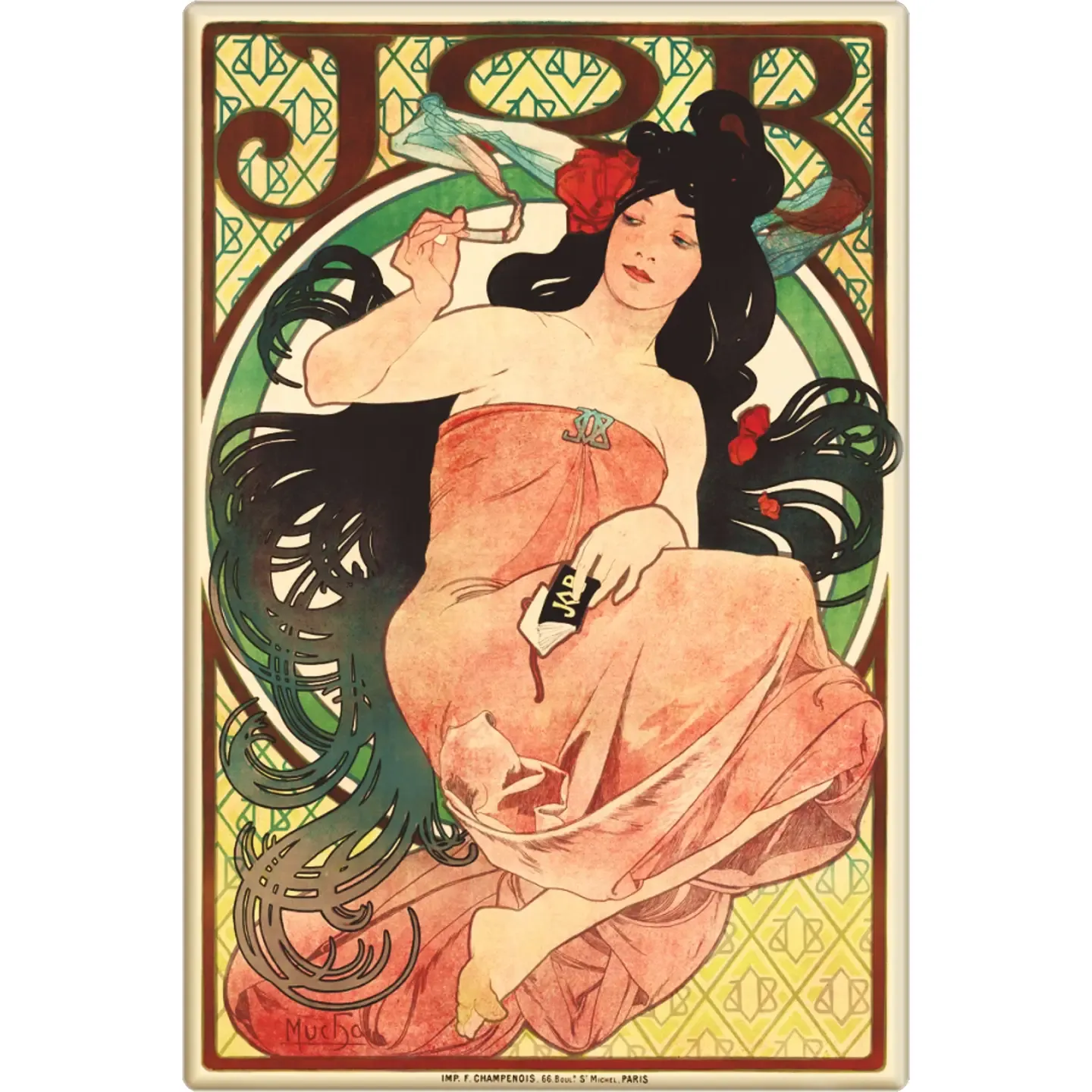 Magnet - Mucha Job Cigarette Paper #2