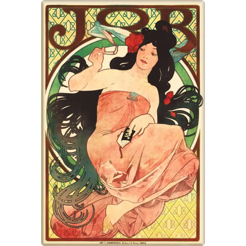 Magnet - Mucha Job Cigarette Paper #2