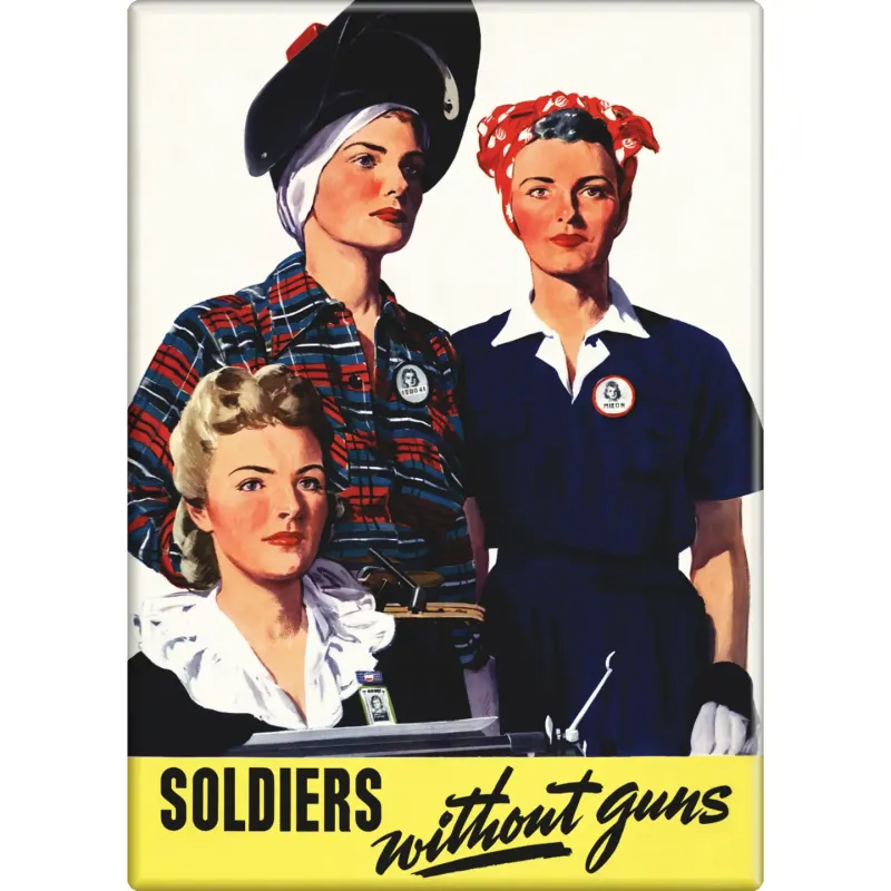 Magnet - Soldiers Without Guns WWII Women Army
