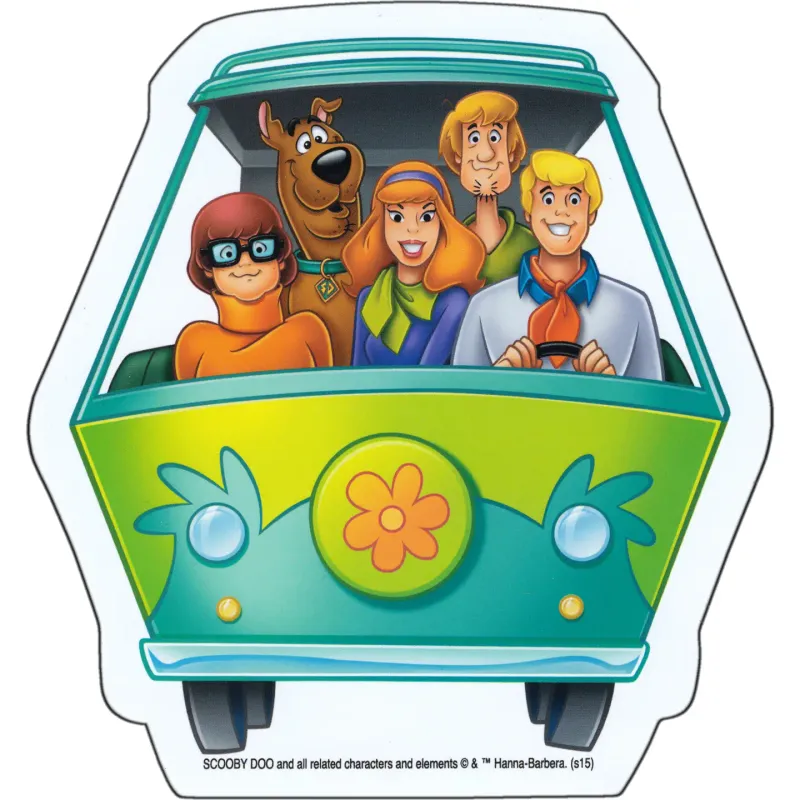 Sticker - Scooby-Doo - Gang in the Mystery Machine