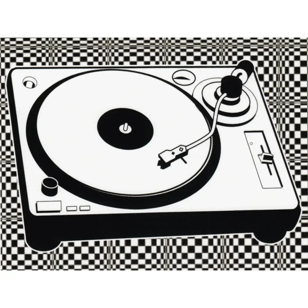 Sticker - Turntable Vinyl Record Player