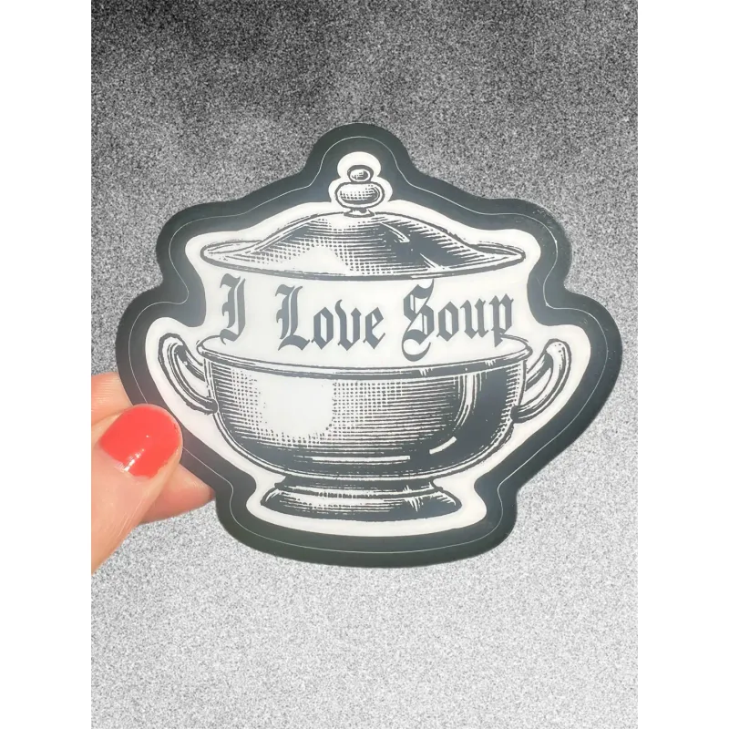 I Love Soup Sticker