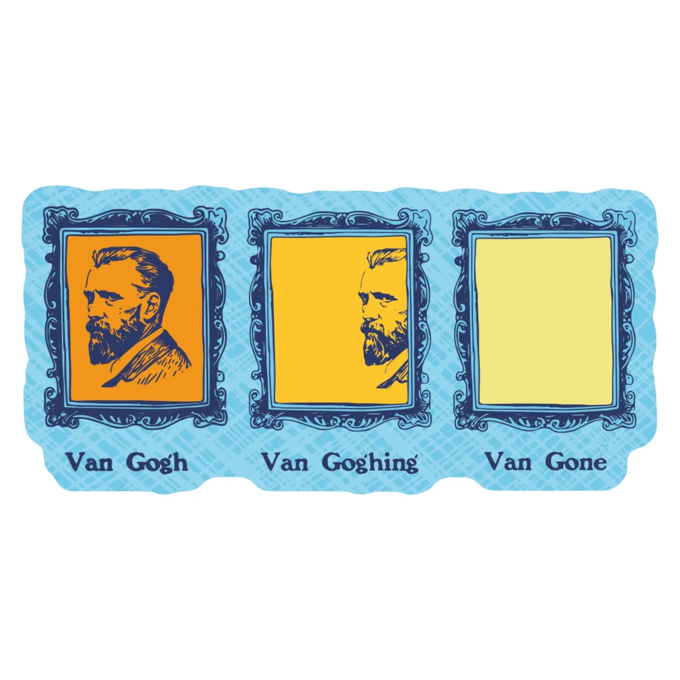 Artist Frame Funny Quote Sticker
