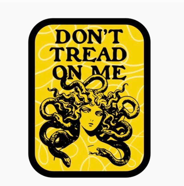 Feminist Rights Snake Sticker