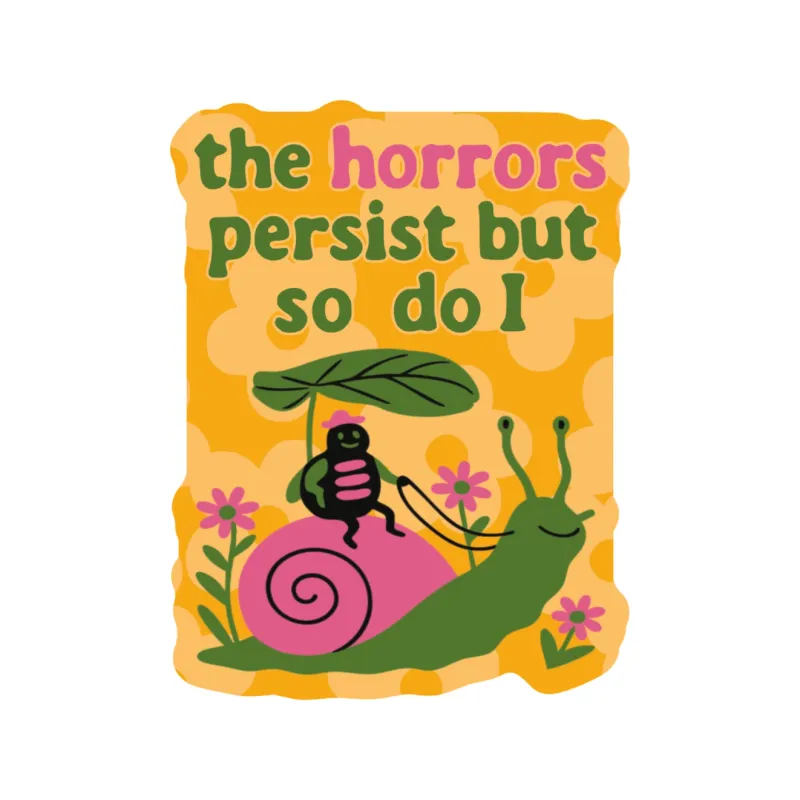 Bug Motivational Sticker